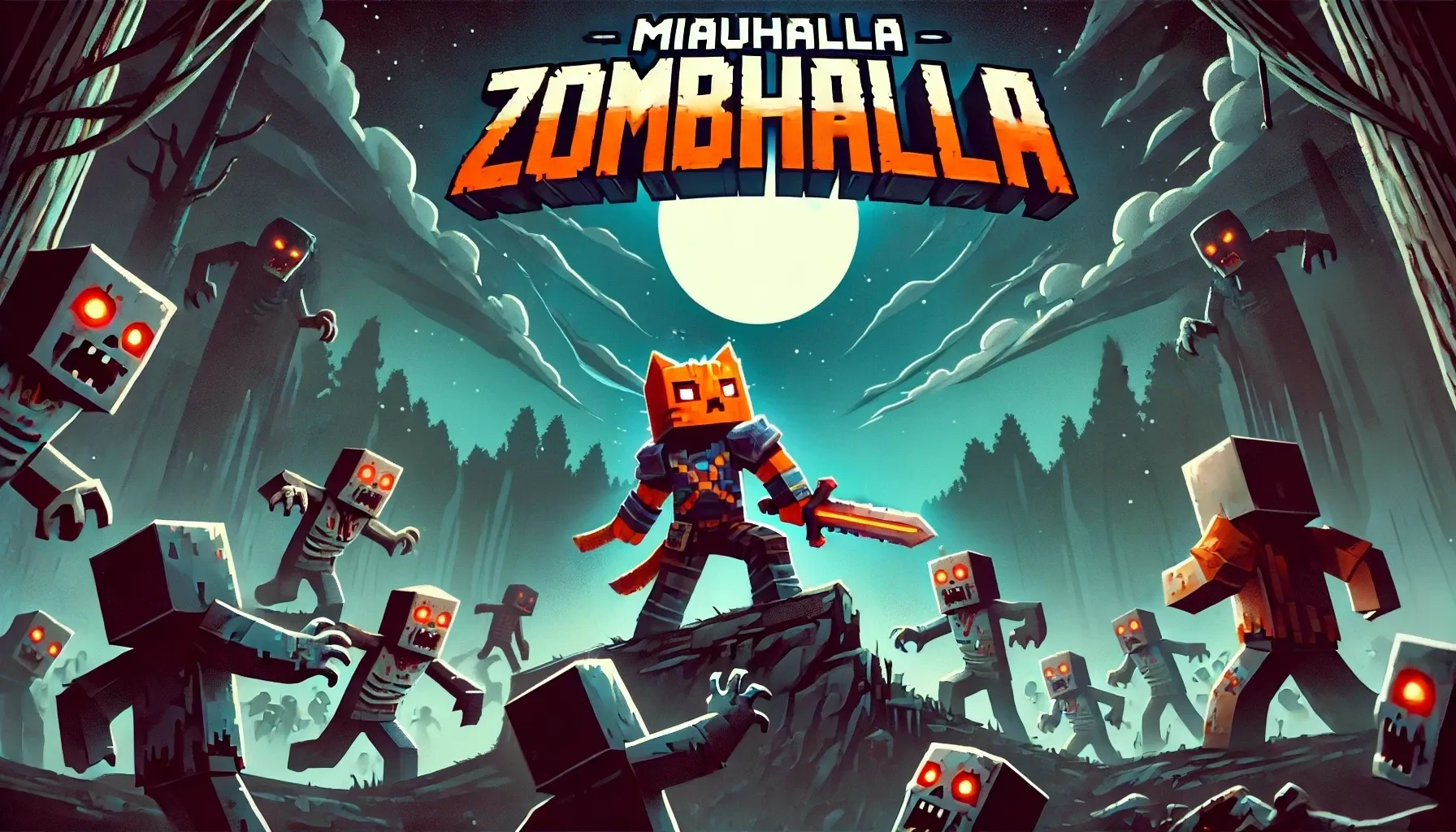 A screenshot of Miauhalla Zombhalla